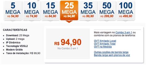 GVT: Telefone Fixo, TV Por Assinatura e Internet Banda Larga.